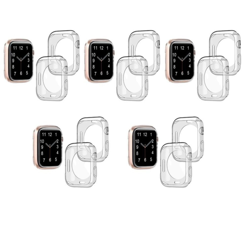 Apple Watch Case Transparent Clear Cover Watch 10 Pk 5 6 7 Series 45mm 10 OrB3
